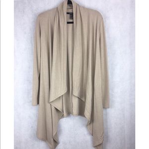 Long Draped Wrap Cardigan